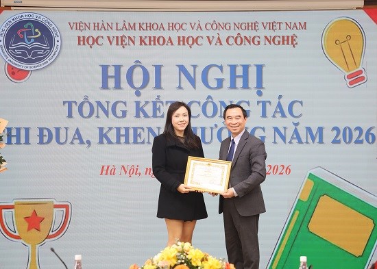 Hội nghị Tổng kết công tác năm 2025 và phương hướng, kế hoạch năm 2026 tại Học viện Khoa học và Công nghệ
