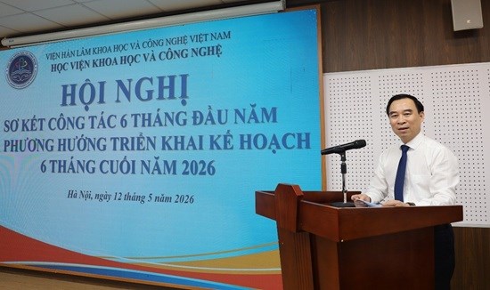 Học viện Khoa học và Công nghệ sơ kết công tác 6 tháng đầu năm và phương hướng nhiệm vụ 6 tháng cuối năm 2026