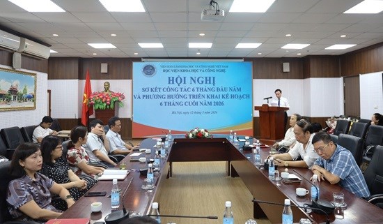 Học viện Khoa học và Công nghệ sơ kết công tác 6 tháng đầu năm và phương hướng nhiệm vụ 6 tháng cuối năm 2026