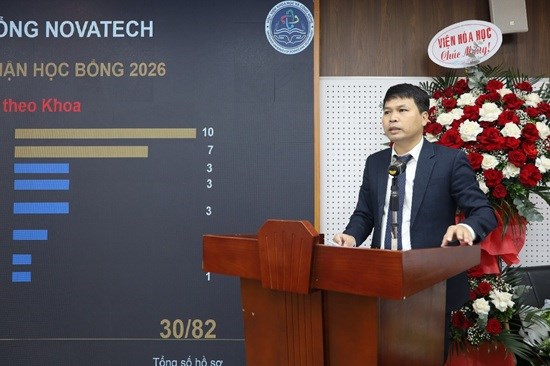 Ngày 22/9/2026, Học viện Khoa học và Công nghệ tổ chức Lễ trao học bổng Novatech năm 2026 nhân ngày thành lập Học viện (22/9/2014 - 22/9/2026).